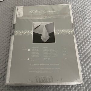 Lurex HemstitchTablecloth